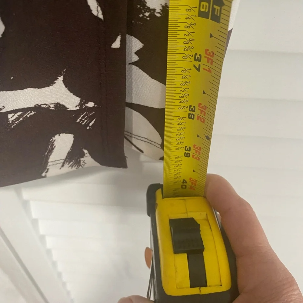 Lauren Ralph Lauren Body Con Dress Brown and Beige Size 4 - Picture 9 of 13